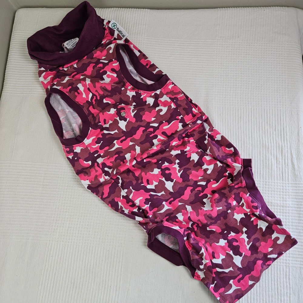 Suitical Dog Recovery‎ Suit 2XL Pink Camo